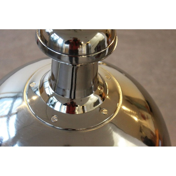 Image 1 of Vintage nikkel hanglamp