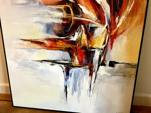 Wim Vellekoop - Abstract expressionistisch schilderij