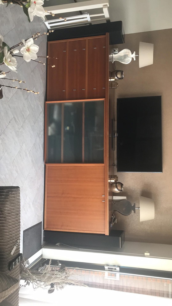 Image 1 of Poliform kersenhouten kast met lade