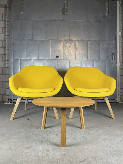 2X Hay Aal83 Lounge Chair En Bella Tafeltje