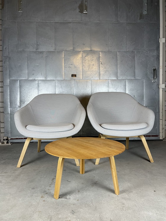 Image 1 of 2X Hay Aal83 Lounge Chair En Bella Tafeltje