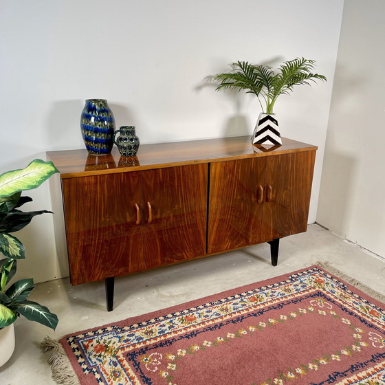 Image 1 of Vintage Sideboard Uit De Jaren '70 - Scandinavische Stijl