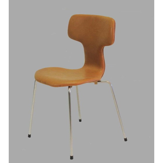 Image 1 of Set van 8 vintage T Chairs of Hammer Chairs Arne Jacobsen 1960