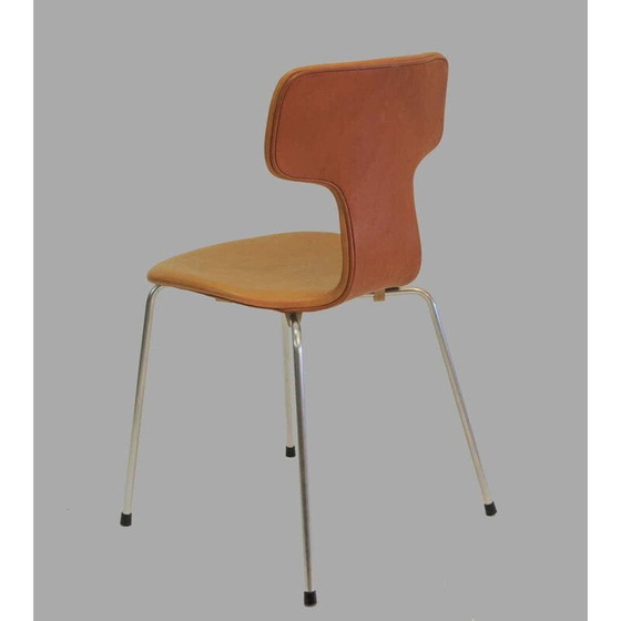 Image 1 of Set van 8 vintage T Chairs of Hammer Chairs Arne Jacobsen 1960