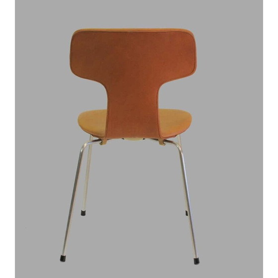 Image 1 of Set van 8 vintage T Chairs of Hammer Chairs Arne Jacobsen 1960