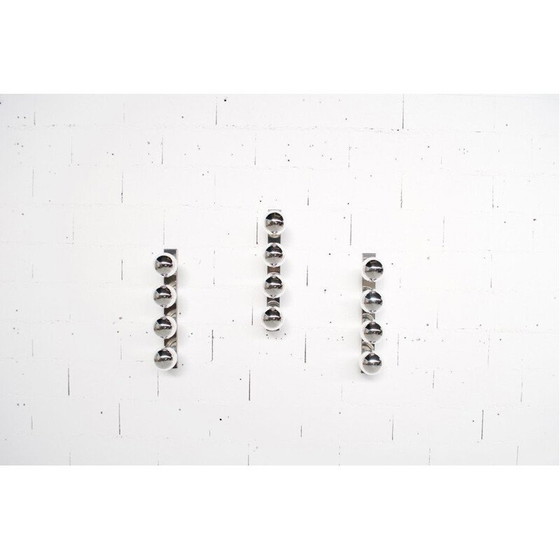 Image 1 of Set van 3 vintage wandlampen van Motoko Ishii voor Staff, 1970