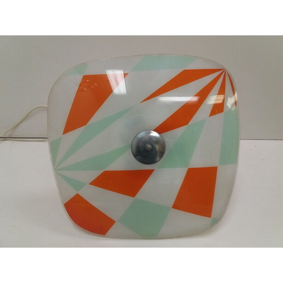 Image 1 of Mid Century glazen hanger Napako 1960