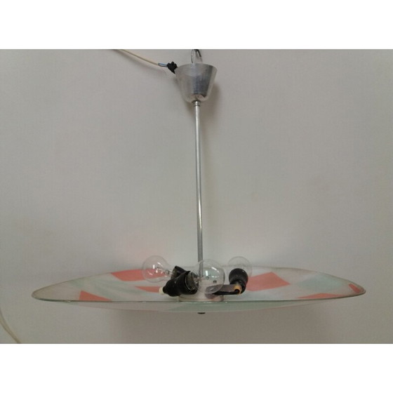 Image 1 of Mid Century glazen hanger Napako 1960