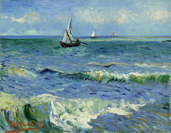 Image 1 of Vincent van Gogh - Zeegezicht