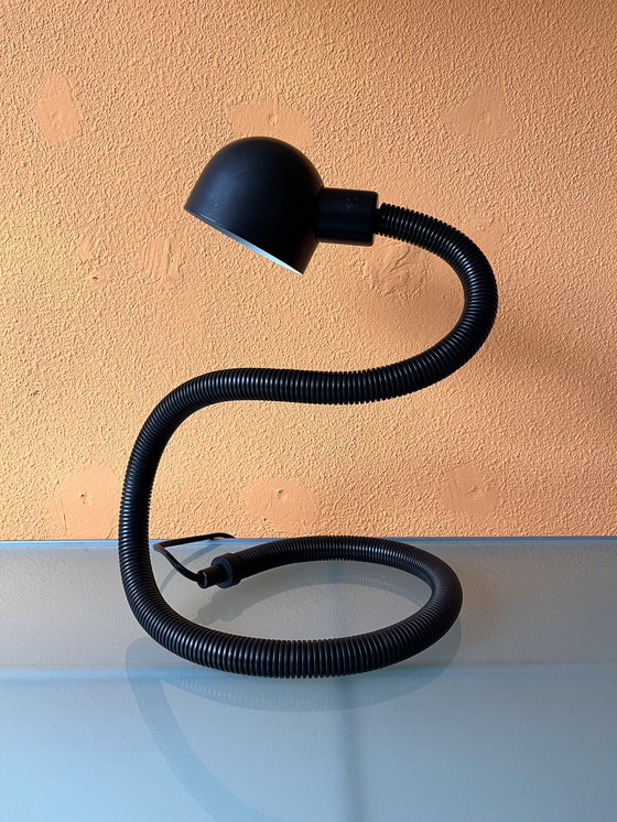 Image 1 of Zeldzame Iconische Valenti Luce Hebi Tafellamp Snake Lamp