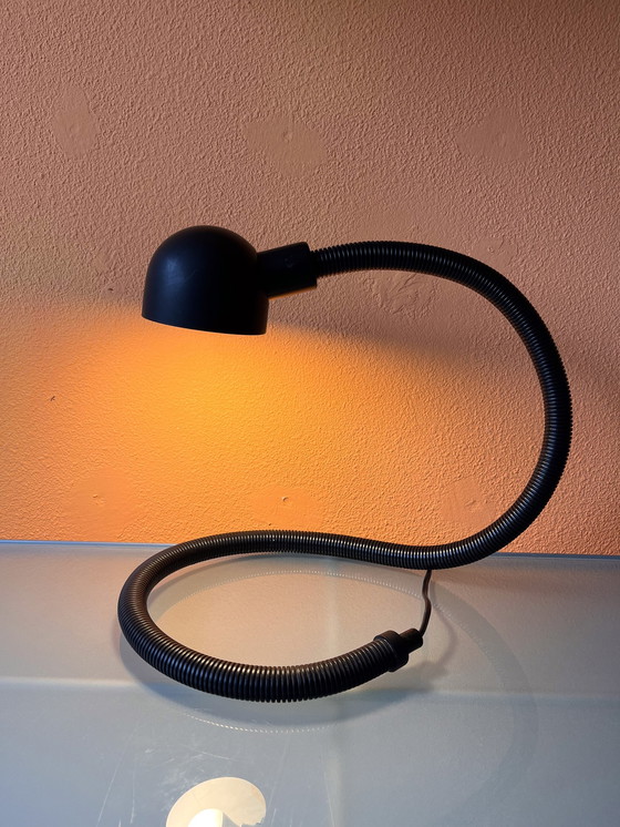 Image 1 of Zeldzame Iconische Valenti Luce Hebi Tafellamp Snake Lamp