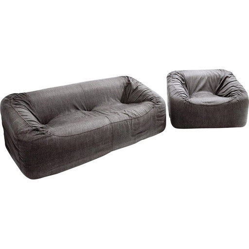 Mid century Italiaanse "Zingaro" woonkamer set