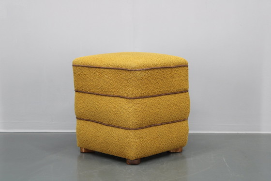 Image 1 of 1940S Art Deco Tabouret, Tsjecho-Slowakije