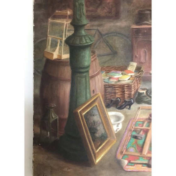 Image 1 of Zelfportret van een vintage schilder in randen door G. Lirand