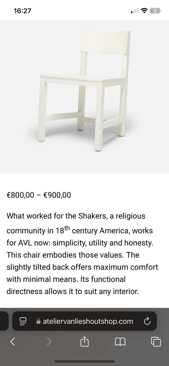 Image 1 of Atelier Van Lieshout - Moooi Shaker 4 Stoelen + Tafel