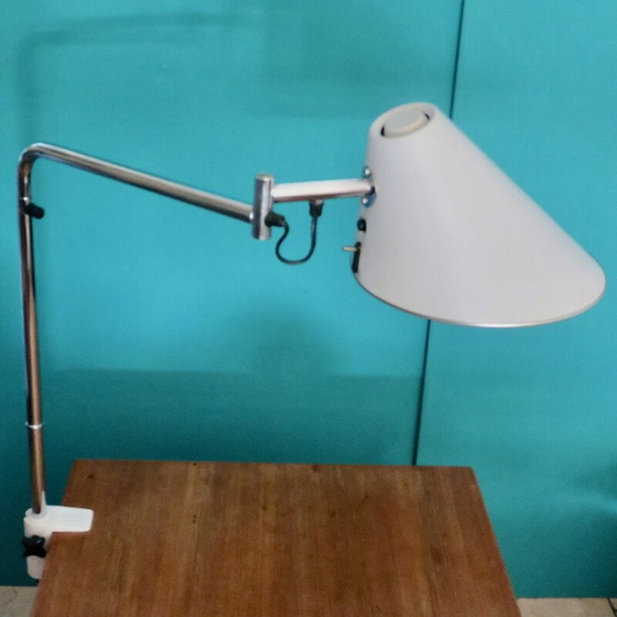 Image 1 of "Delux" vintage bureaulamp met scharnierarm van Falkenbergs Belysning