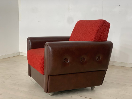 Image 1 of Mid Century fauteuil fauteuil stoel vintage