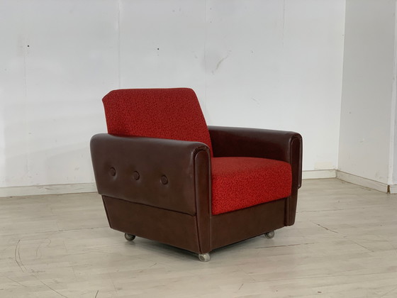 Image 1 of Mid Century fauteuil fauteuil stoel vintage