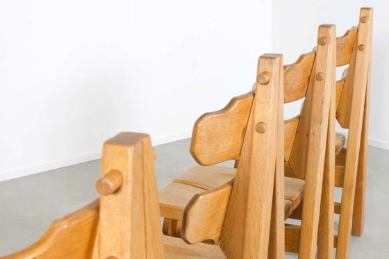 Image 1 of 4x Brutalistische stoelen