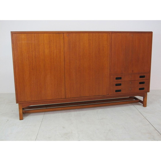 Image 1 of Vintage teakhouten dressoir van Bodafors, Zweden 1960