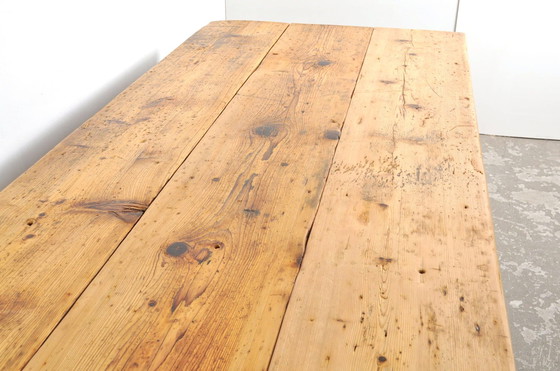 Image 1 of Vintage industriële eettafel 200 cm
