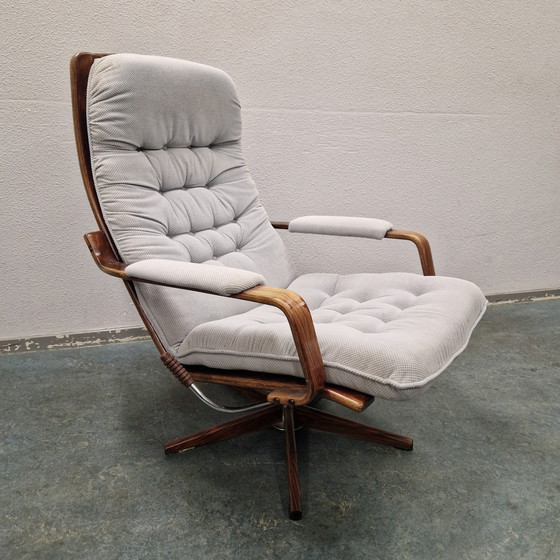 Image 1 of Vintage Verstelbare Deense Fauteuil