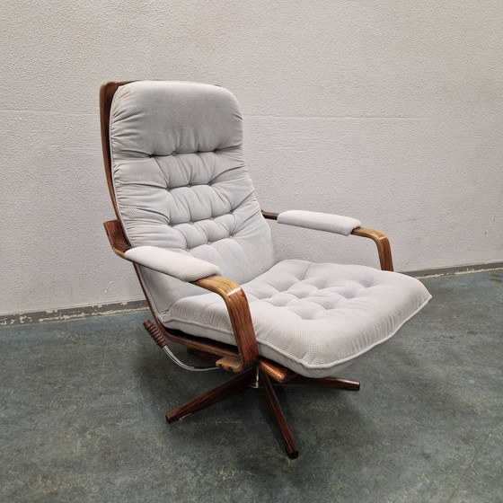 Image 1 of Vintage Verstelbare Deense Fauteuil