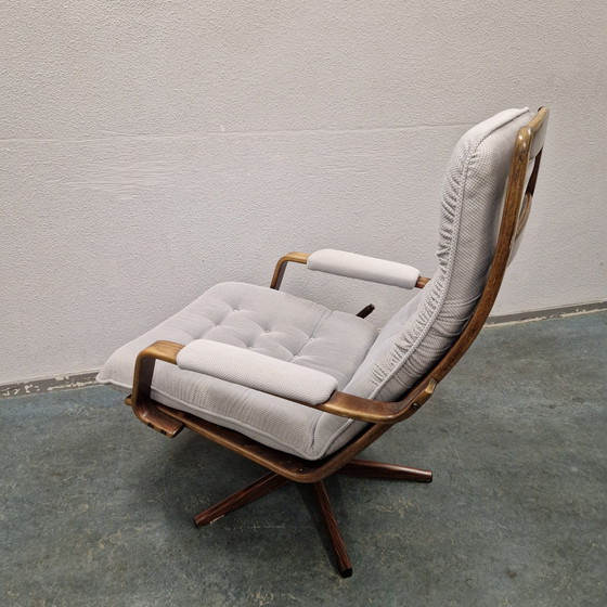 Image 1 of Vintage Verstelbare Deense Fauteuil