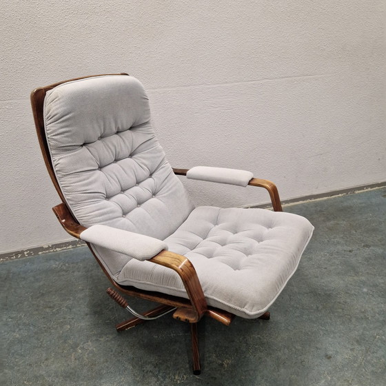 Image 1 of Vintage Verstelbare Deense Fauteuil