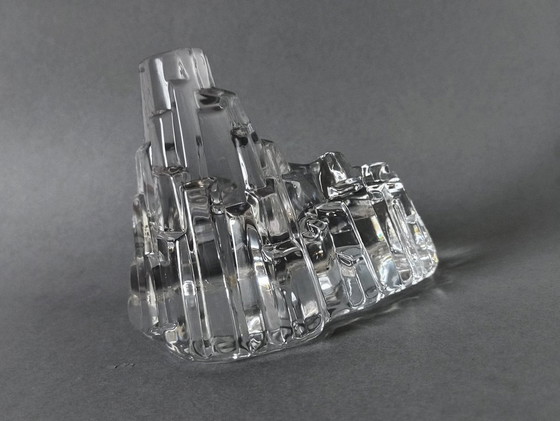 Image 1 of Josef Marcolin Avant-Garde Kristallen IJssculptuur Fm Kunstglas 1980'S Oostenrijk/Zweden