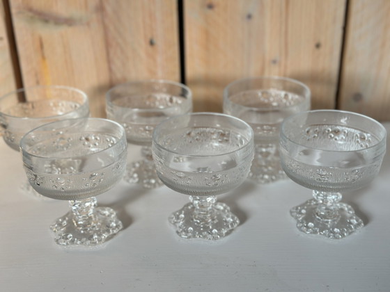 Image 1 of 6x Vintage coupe set glazen schaaltjes