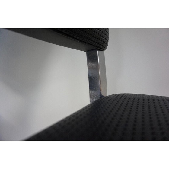 Image 1 of Set van 4 vintage stoelen in chroom en Art Deco kunstleer, 1940