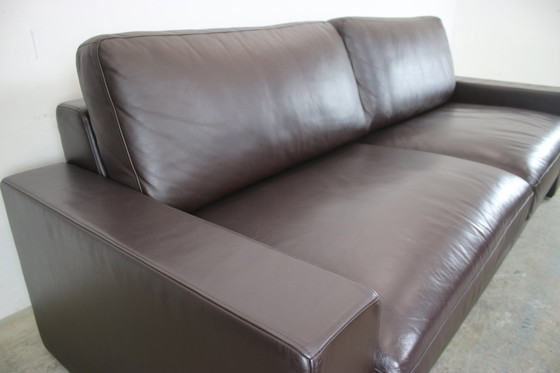 Image 1 of Designbank Rolf Benz Ego Couch driezits antraciet chroom