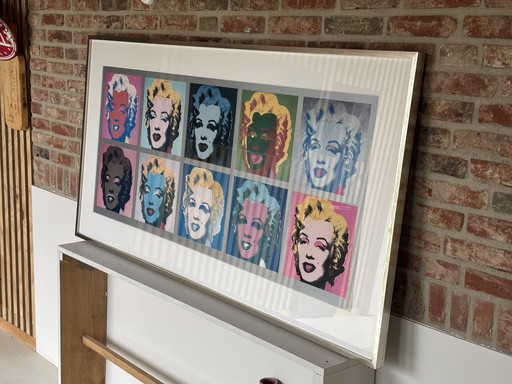 Andy Warhol "Ten Marilyns 1967" Custom ingelijst Iconic Pop Art Generic