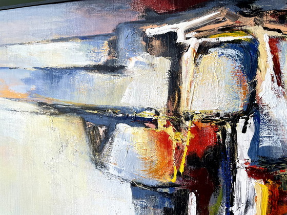 Image 1 of Wim Vellekoop  -  Abstract expressionistisch schilderij