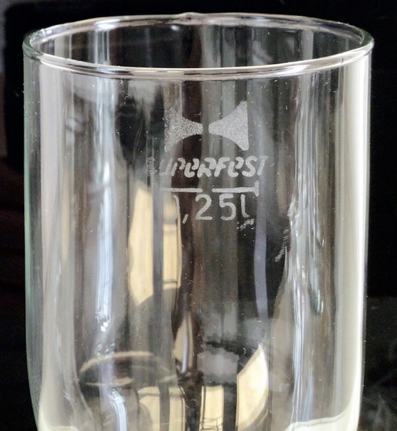 Image 1 of 6X Superfest Ddr Glas 0,25L 250Ml Superfest kopen