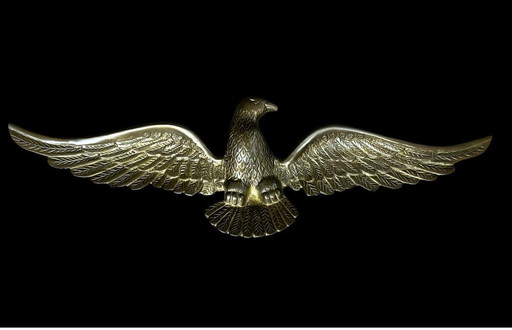 Vintage Brass Messing American Eagle Muur Decoratie Vogel 