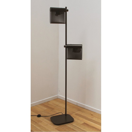 Image 1 of Vintage "Grid Floor" metalen vloerlampen voor Ligne Roset