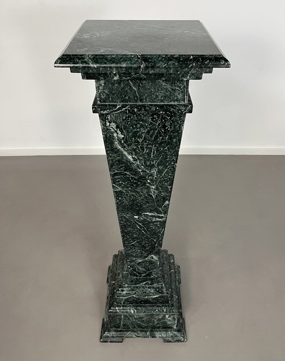 Image 1 of Antieke Marmeren Zuil Pilaar Pedestal 