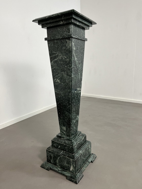 Image 1 of Antieke Marmeren Zuil Pilaar Pedestal 