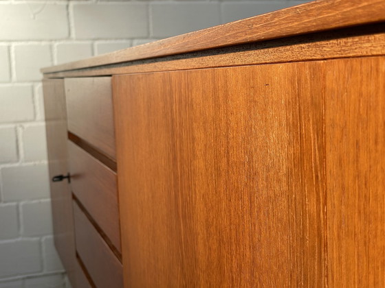 Image 1 of Mid Century Dressoir van teakhout