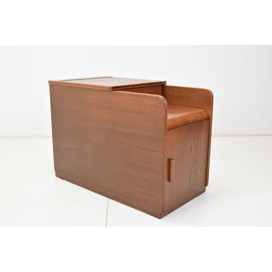 Image 1 of Vintage art deco houten doos, Tsjechoslowakije 1940