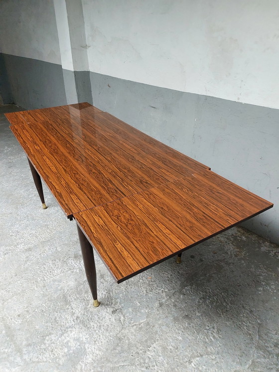 Image 1 of Vintage pallisander eetkamertafel