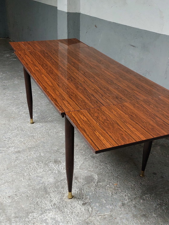 Image 1 of Vintage pallisander eetkamertafel