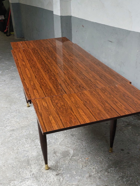 Image 1 of Vintage pallisander eetkamertafel