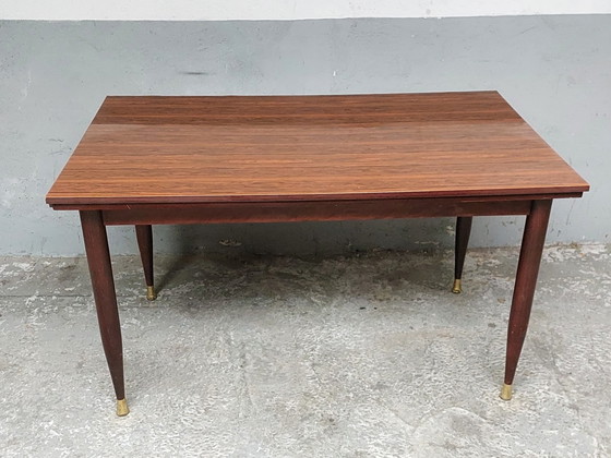 Image 1 of Vintage pallisander eetkamertafel