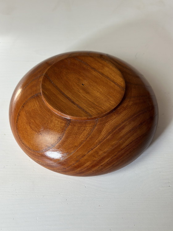 Image 1 of Teak houten pindaset 70s