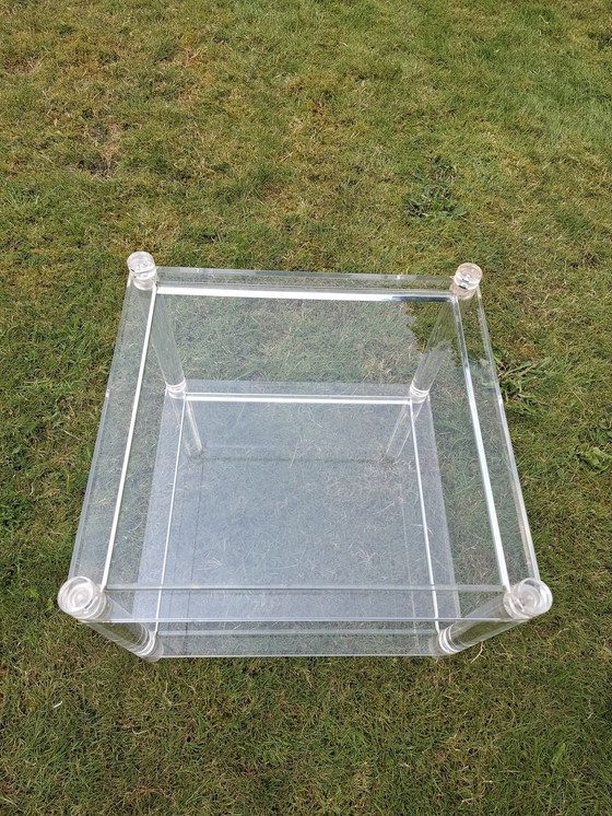 Image 1 of Lucite, Plexiglas Tafeltje