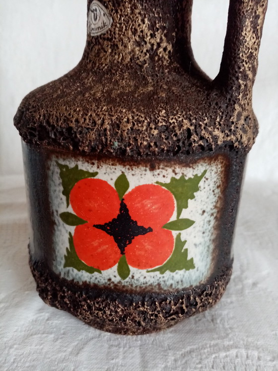 Image 1 of Vaaskan Vet Lava Duits U/Uebelacker Keramik 60S(23.50Cm)