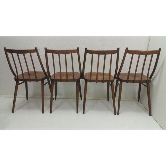 Image 1 of Set van 4 vintage eetkamerstoelen ontworpen door Antonín Šuman, jaren 1966